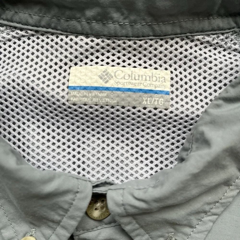 Columbia PFG Sportswear Company Men's XL Short Sleeve Vented Fishing Shirt - Picture 2 of 9